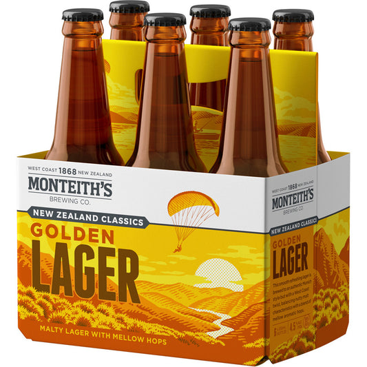 Monteith's Classic Golden 6pk Btls