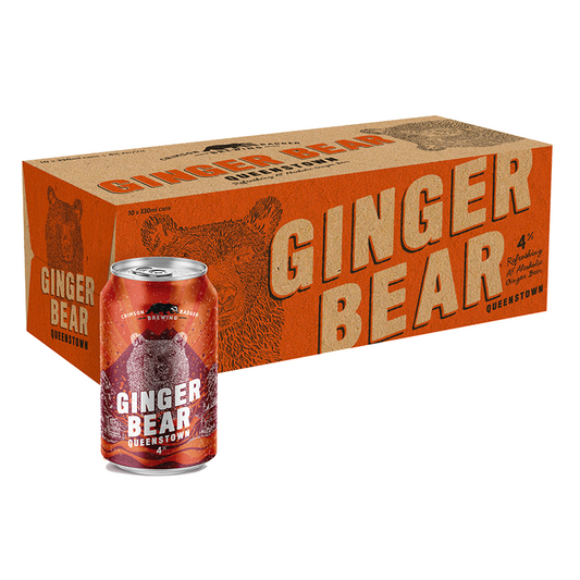 Crimson Badger Brewing Ginger Bear 4% 10 pack 330ml can