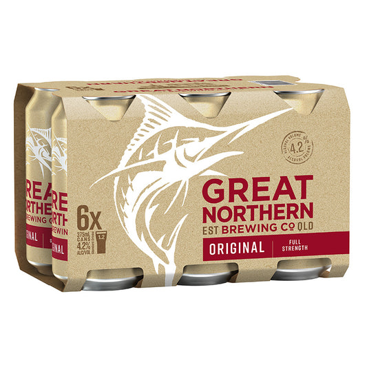Great Northern Original 6pk 375ml Cans