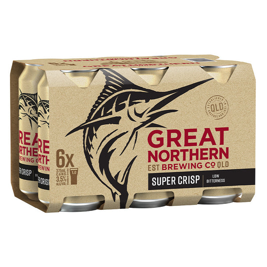 Great Northern Super Crisp 6pk 375ml Cans
