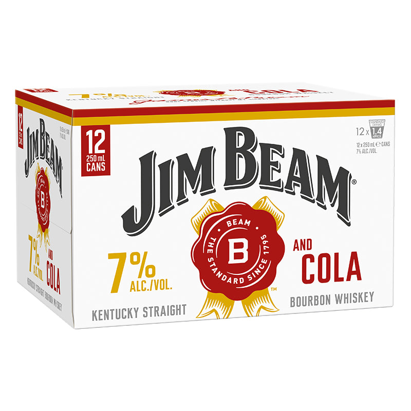 Jim Beam 7% 12pk 250 Ml Cans