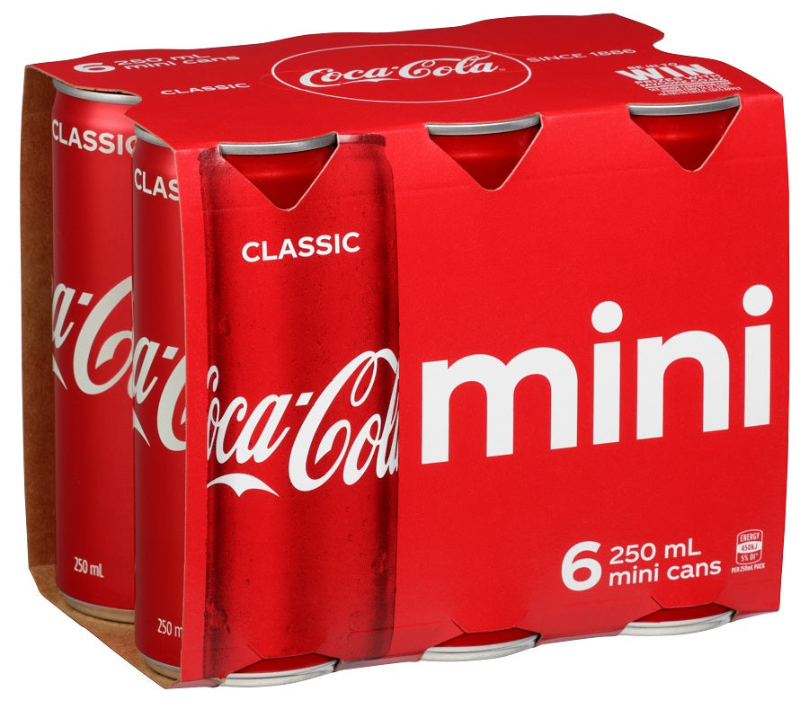 Coca-Cola 6 Pack 250ml Cans – Thirsty Liquor