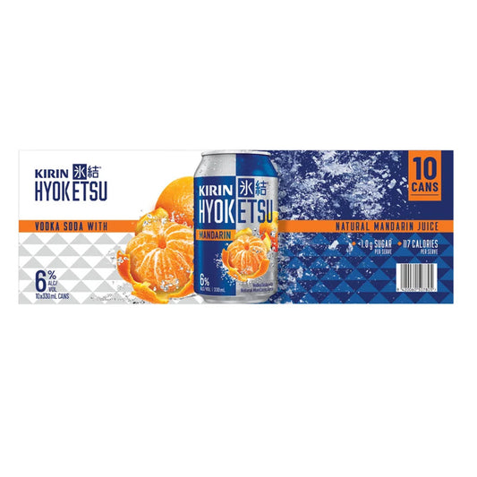 Kirin Hyoketsu Mandarin 10pk 6% Cans