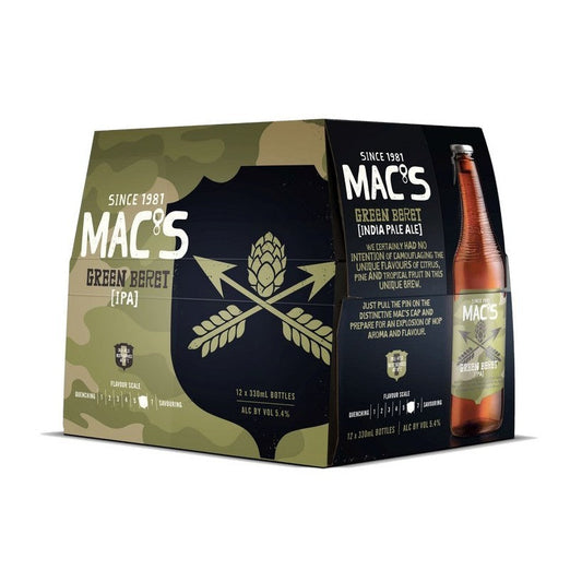 Macs Green Beret 12pk Btls
