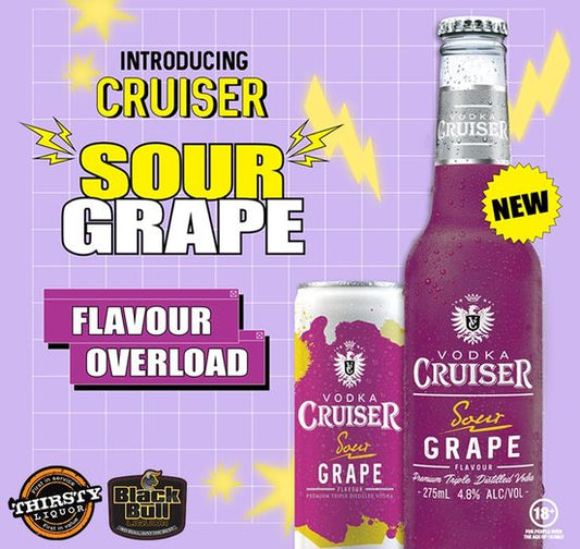 New Flavor Introducing Cruiser Sour Grape!!