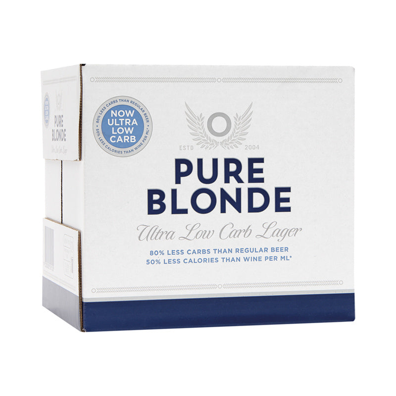 Pure Blonde Ultra Low-Carb Lager Bottles 12x355ml
