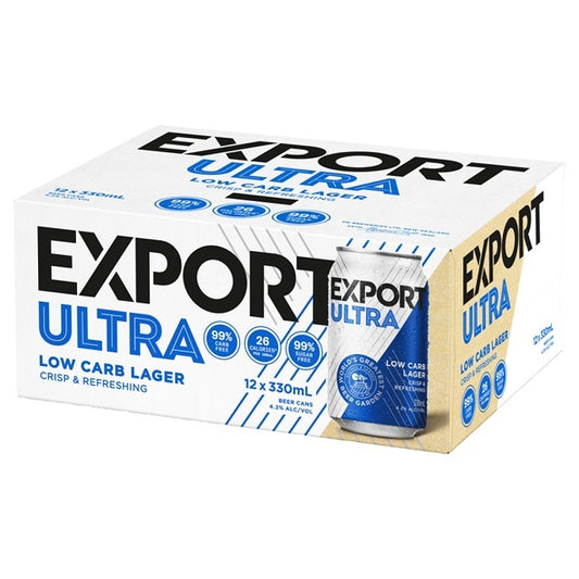 Export Ultra Low Carb 12 Pk Cans