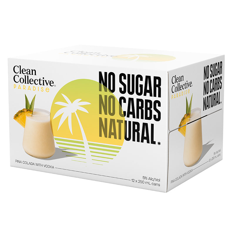 Clean Collective Pina Colada with Vodka 12x250ml Cans