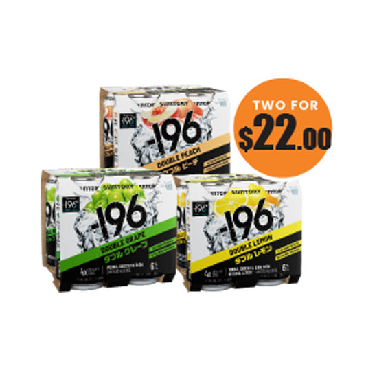 -196 4 pack 330ml Can Range 2 for $22