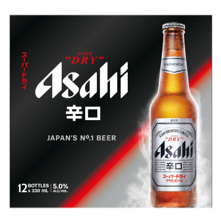 Asahi Super Dry 330ml 12 Pack Cans