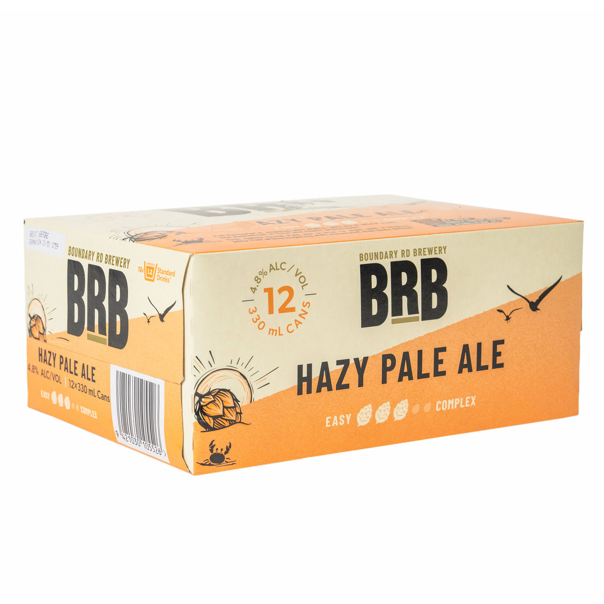 Boundary Road Brewery Hazy Pale Ale Cans 12x330ml Thirsty Liquor