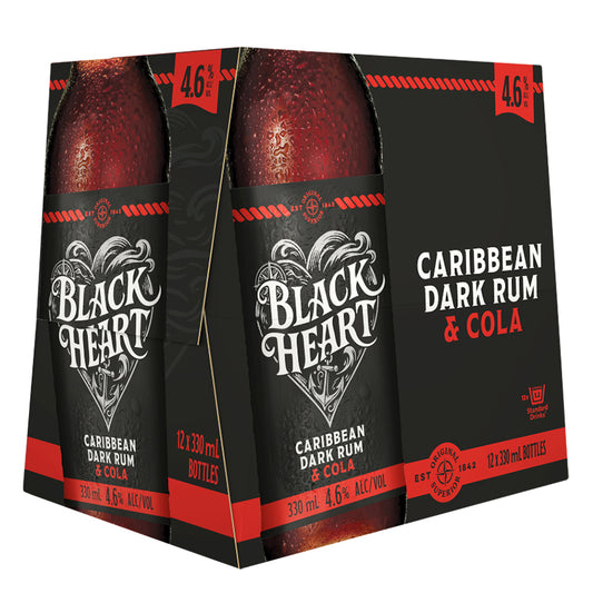 Black Heart 4.6% 330ml 12pk Btls