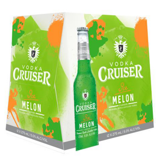 Cruiser Ice Melon 4.8% 275ml 12pk Bottles