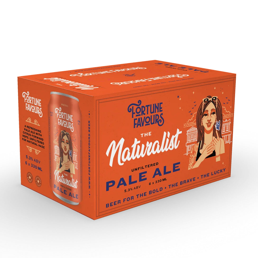Fortune Favours The Naturalist Pale Ale Cans 6x330ml