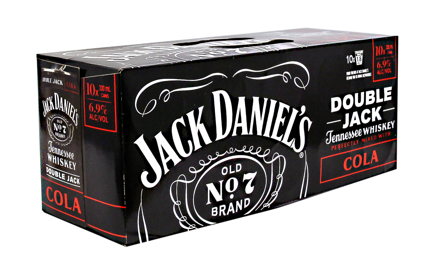 Jack Daniel's Double Jack 10pk Cans 330ml