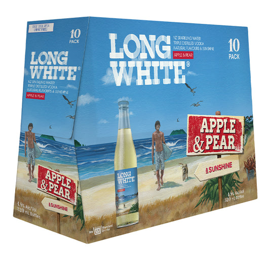 Long White Apple & Pear 10pk Btls