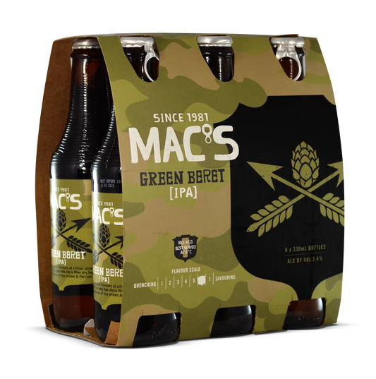 Macs Green Beret 330ml Bottle 6pk