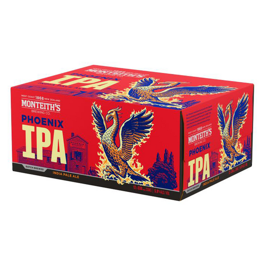 Monteith's Batch Brewed Phoenix IPA cans 12x330ml