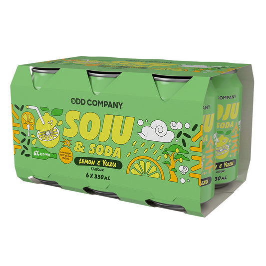 Odd Company Soju Lemon and Yuzu 6x330ml cans