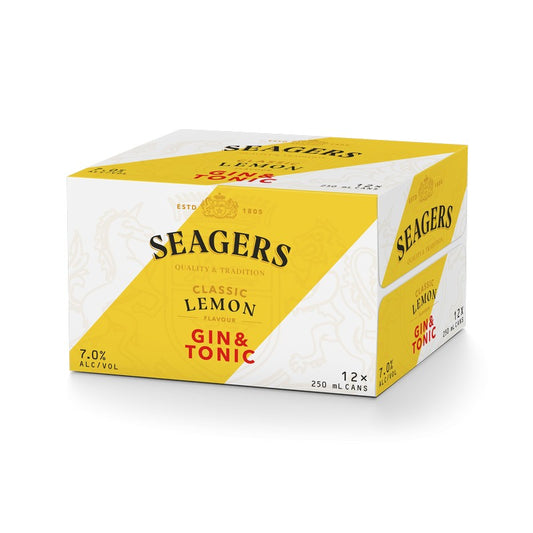 Seagers Gin & Tonic 7% 12pk