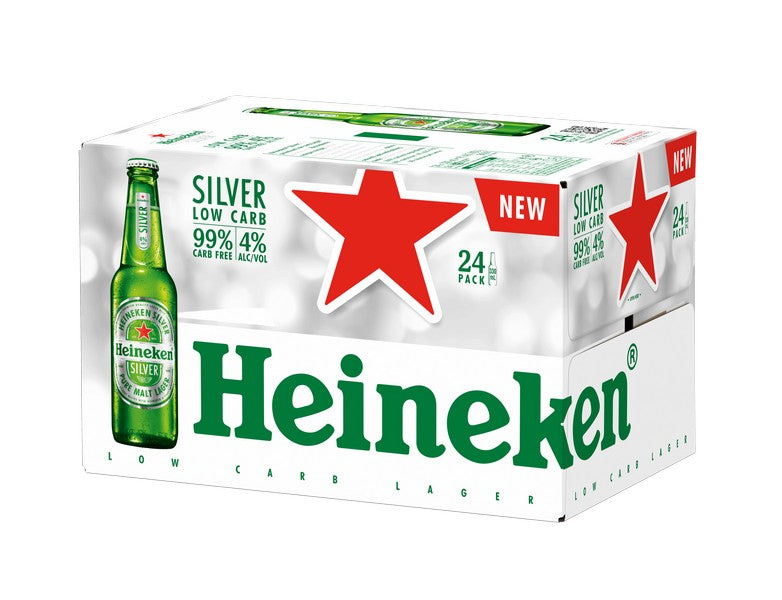 Heineken Sliver Low Carb 24pk Btls – Thirsty Liquor