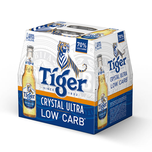 Tiger Crystal Ultra Low Carb 12pk Bottles
