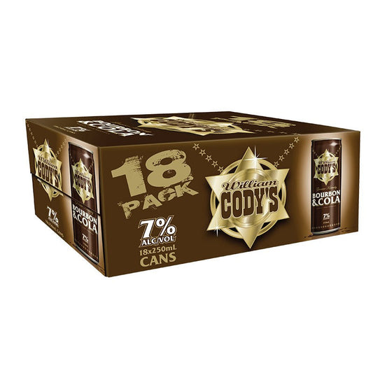 Cody's 7% 18pk 250ml Cans