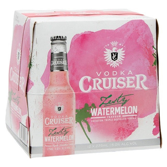 Cruiser Watermelon 4.8% 275ml 12pk Bottles