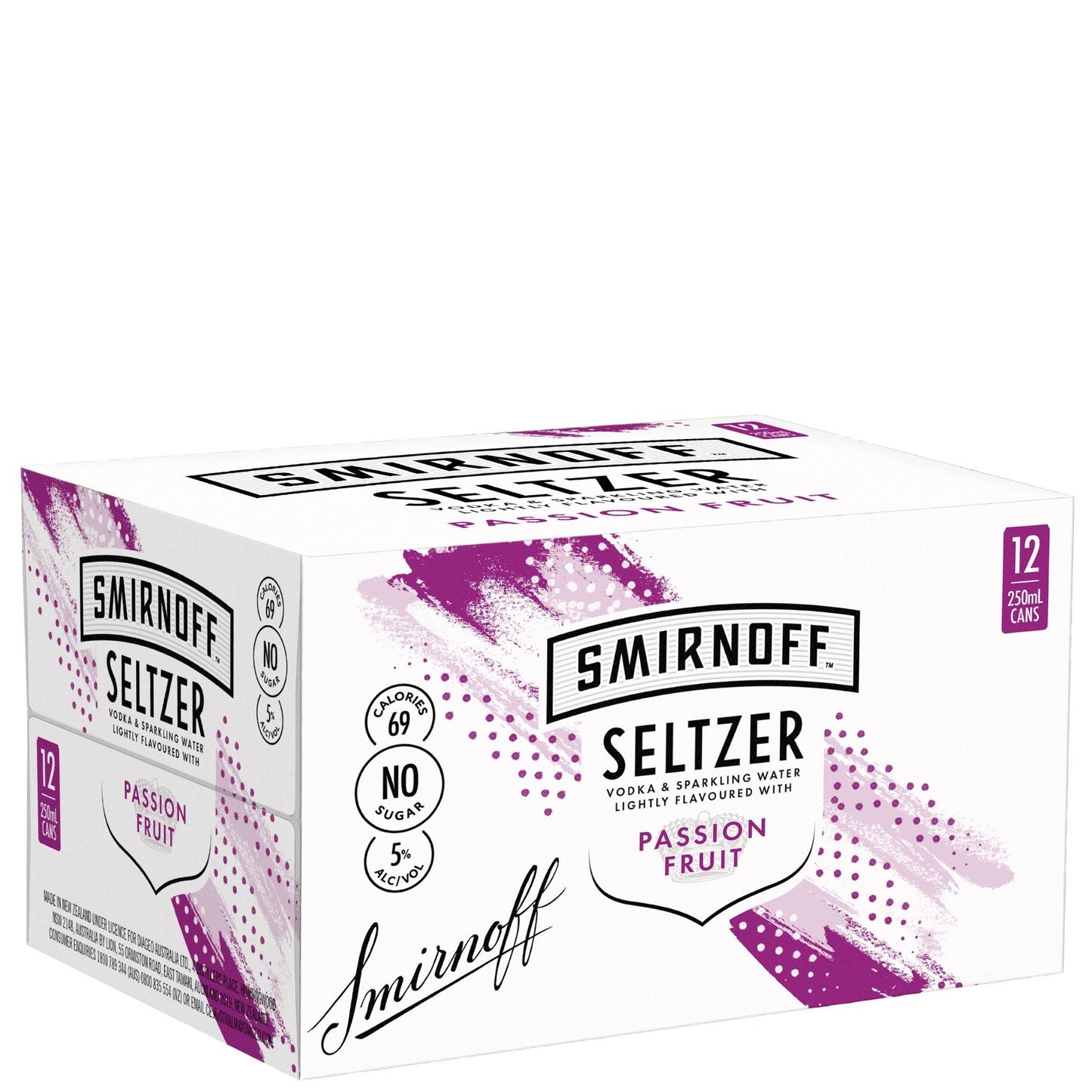 Smirnoff Seltzer Passionfruit - 12pk Cans
