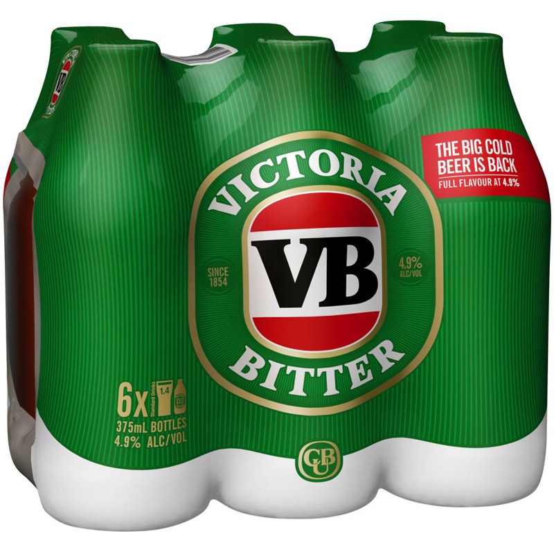 Victoria Bitter 6pk Btls