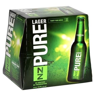 NZ Pure 12pk 330ml Bottles