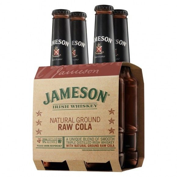 Jameson Raw Cola 4pk 330ml Btls